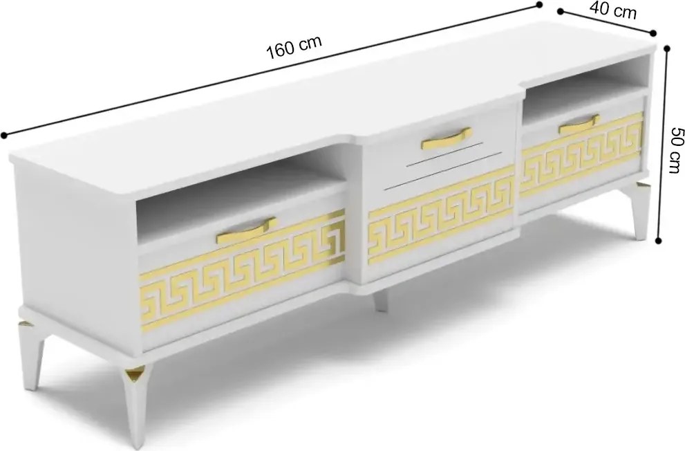 Comoda televizor Luisa, 160 cm