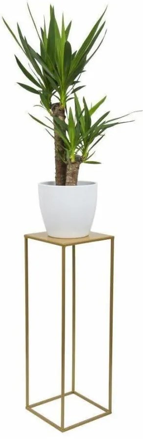 Suport pentru flori 70x24 cm, culoare aurie