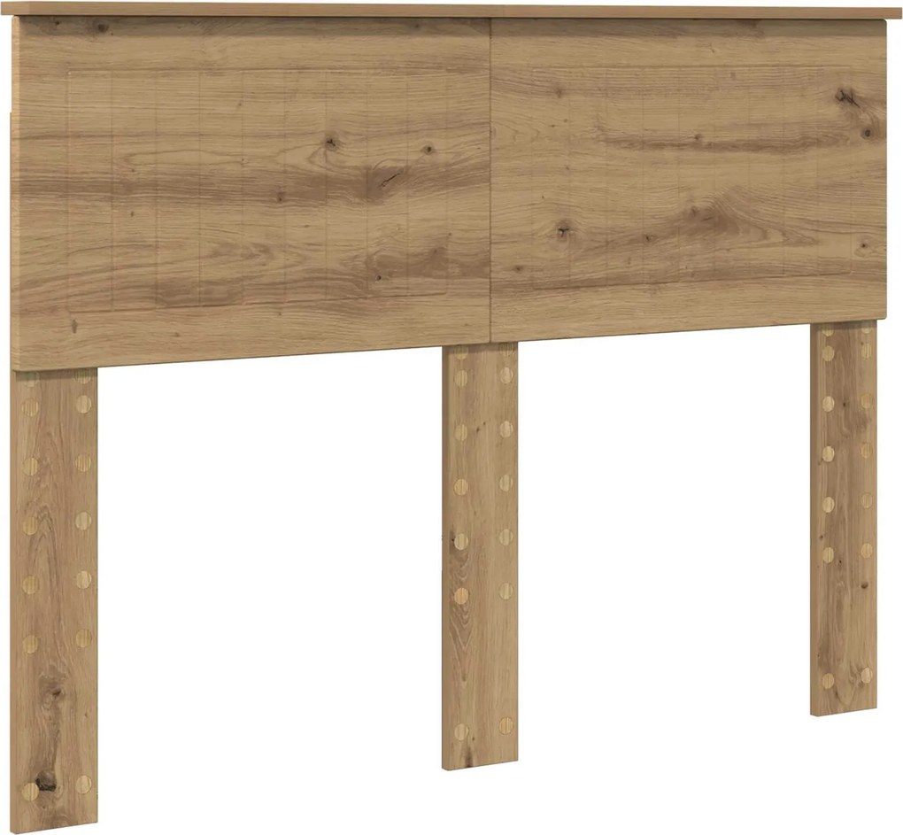 vidaXL Tăblie cap Stejar Artizanal 120 cm Lemn compozit