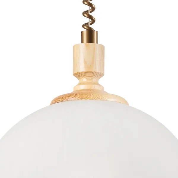 Lustr rabatabil RAMONA 1xE27/60W/230V bej/ maro deschis