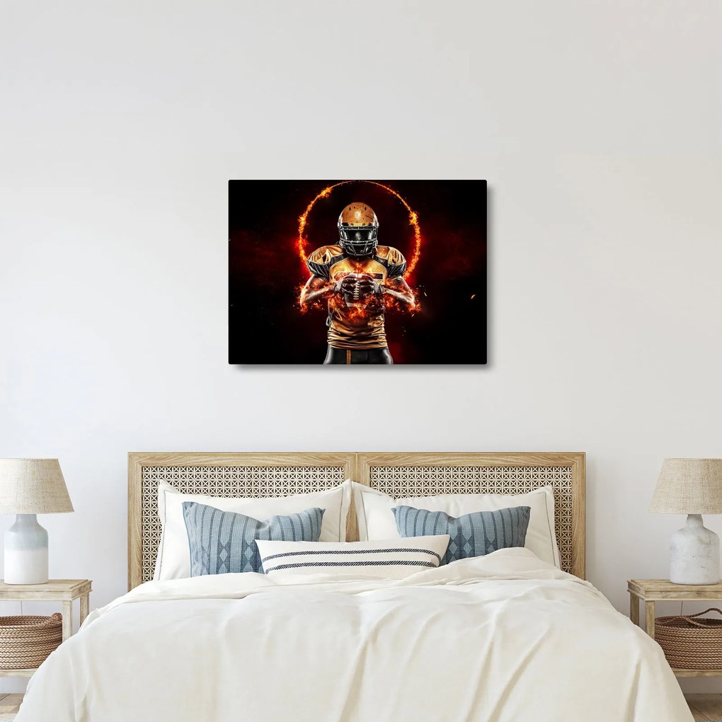 Tablou - Jucător de fotbal american (70x50 cm)