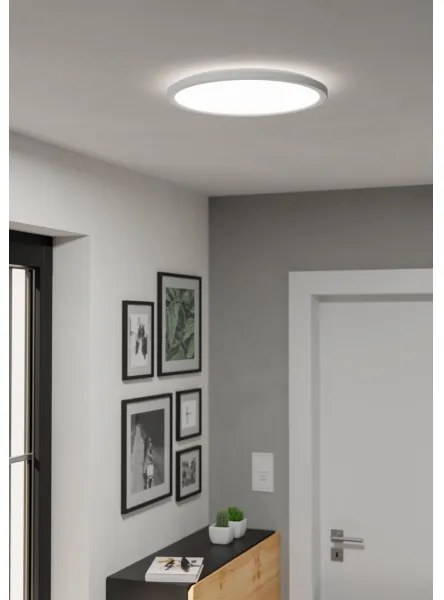 Plafonieră LED de exterior Eglo 901447 ROVITO 18,5W/230V d. 38,9 cm IP44 alb