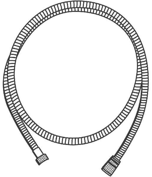 GROHE 22100000 - Furtun de duș VITALIOFLEX METAL LONG-LIFE 1750 mm, cromat