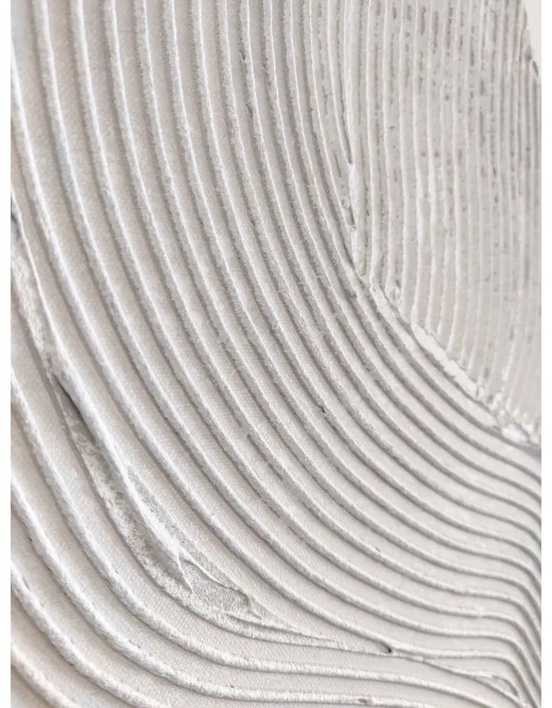 Tablou pictat manual 90x120 cm White Sculpture - Malerifabrikken