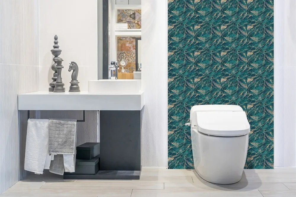 Panou decorativ perete Malachit verde