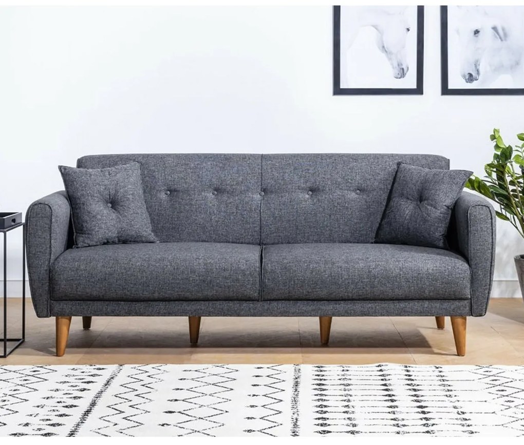 Canapea extensibilă Aria Dark Grey