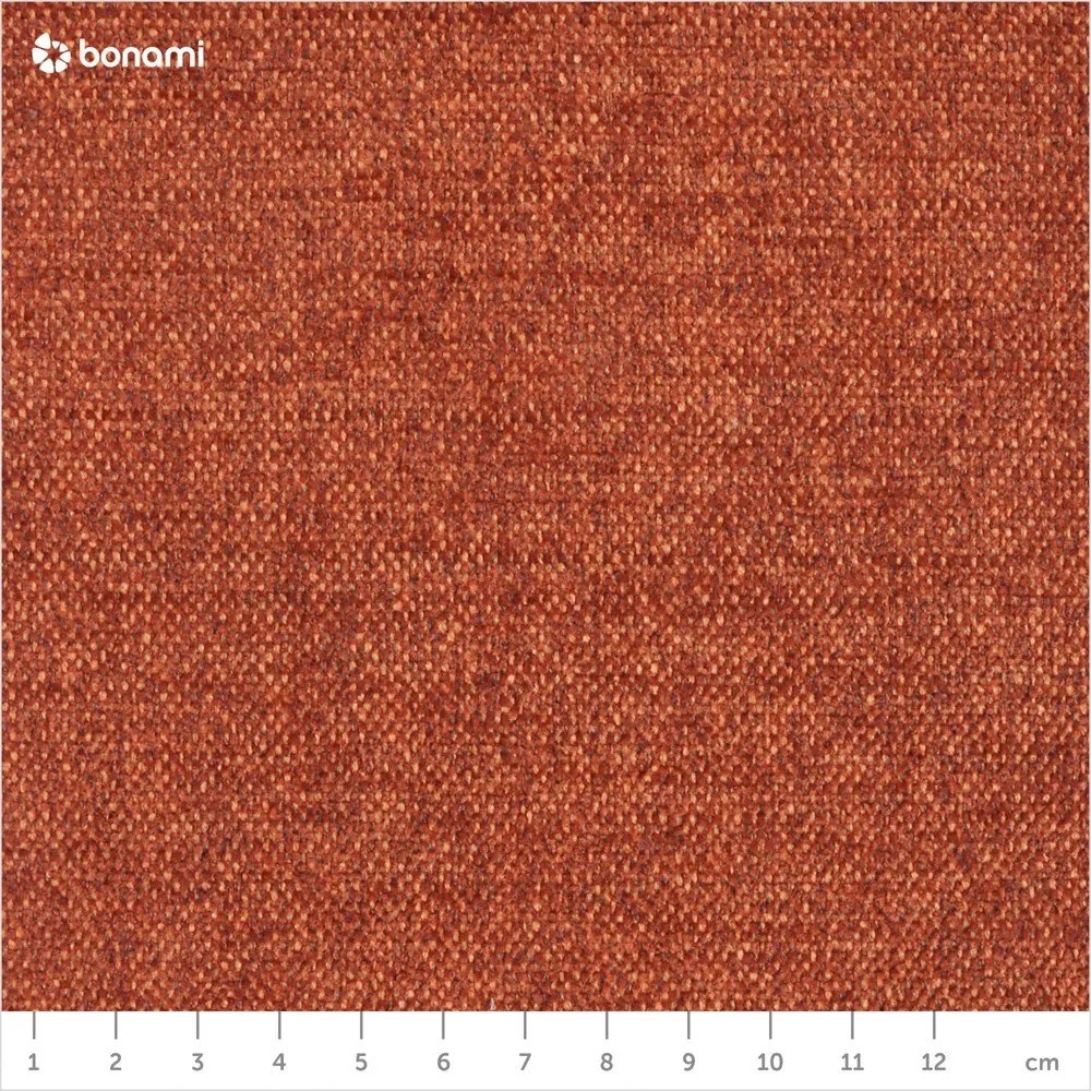 Colțar extensibil cu șezlong pe partea dreaptă Miuform Scandic Lagom, portocaliu cărămiziu