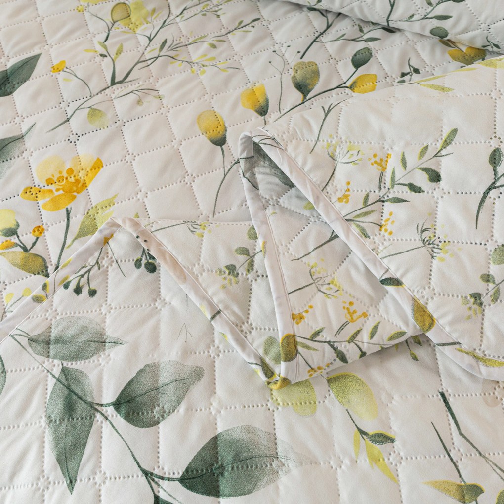 Cuvertura de pat CITRUS GARDEN, alb Dimensiune: 170 x 210 cm