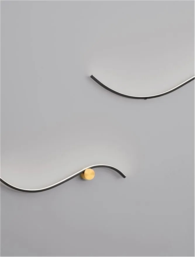 Aplica de perete cu lumina ambientala LED Wave