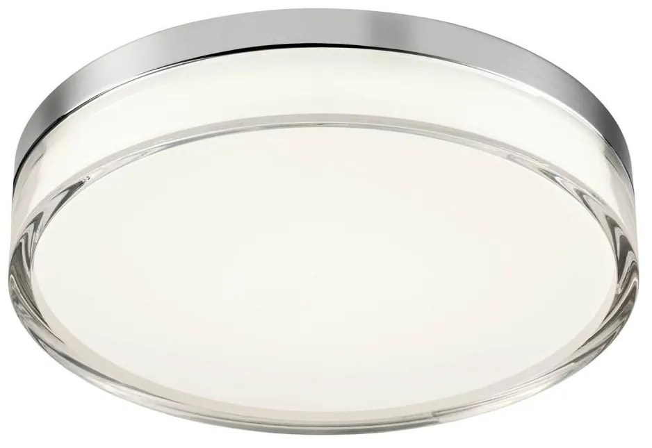 Plafonieră LED Redo 01-3728 FRISBI LED/18W/230V 3000/4000K IP44 crom