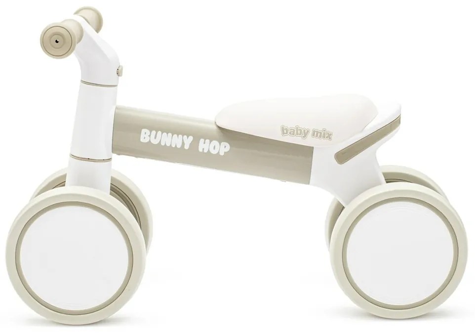 Bicicletă copii Baby Mix Bunny Hop Ultralight, gri