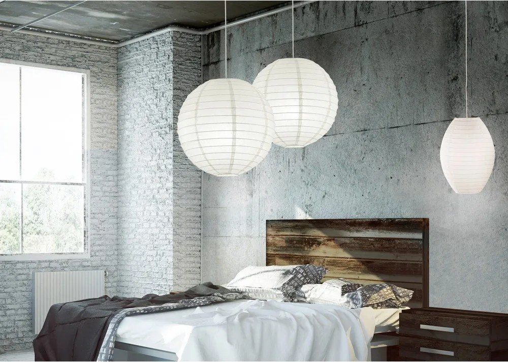 Abajur alb ø 40 cm Paper – Trio