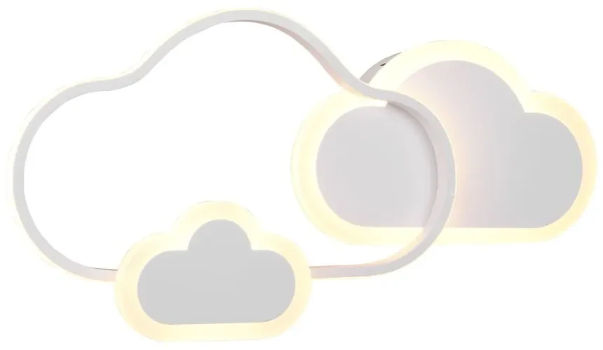 Corp de iluminat pentru copii alb 52x25 cm Cloudy – Trio