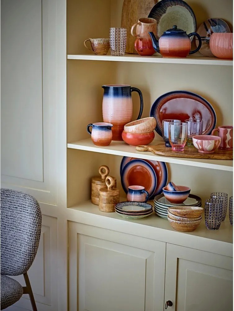 Boluri mici albastre/portocalii 4 buc. pentru supă din ceramică 350 ml Tatum – Bloomingville