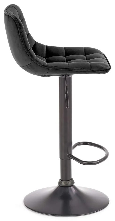 Scaun de bar Kinsley, negru