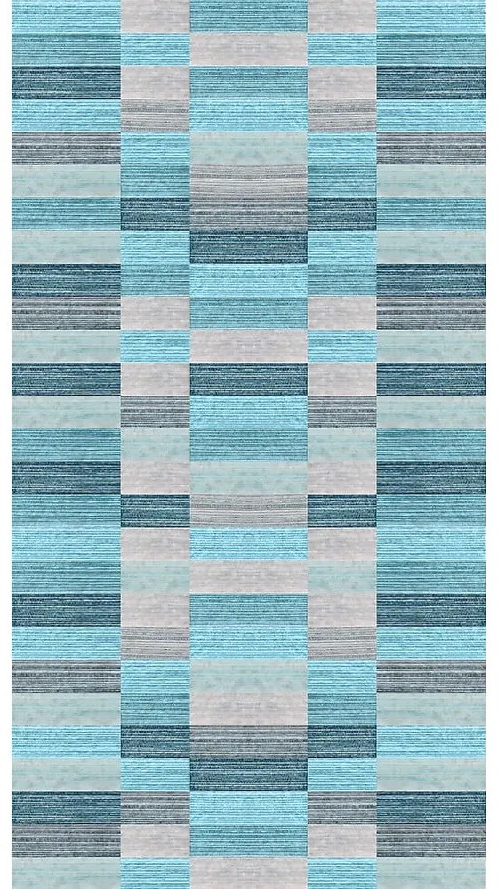 Covor albastru lavabil 50x80 cm Hali – Vitaus