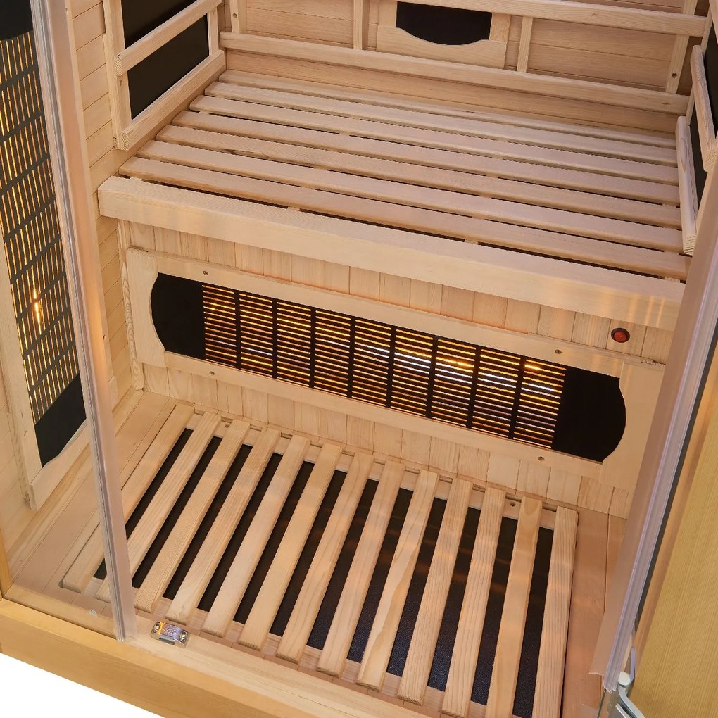 Infračervená sauna Kiruna 90 s duálnou technológiou