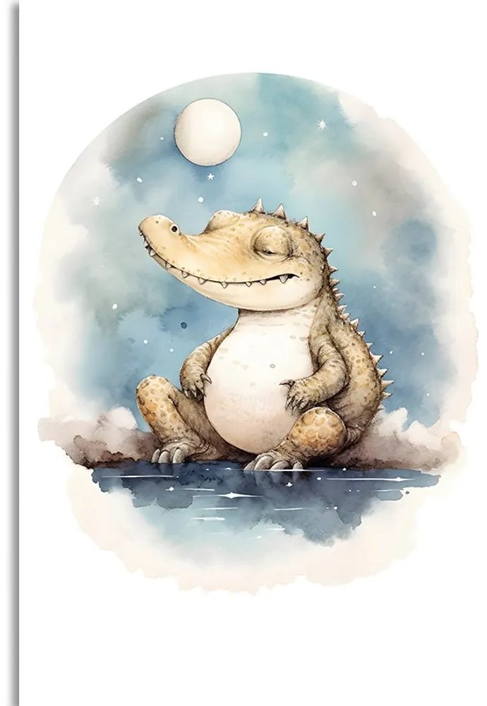 Tablou crocodil visător