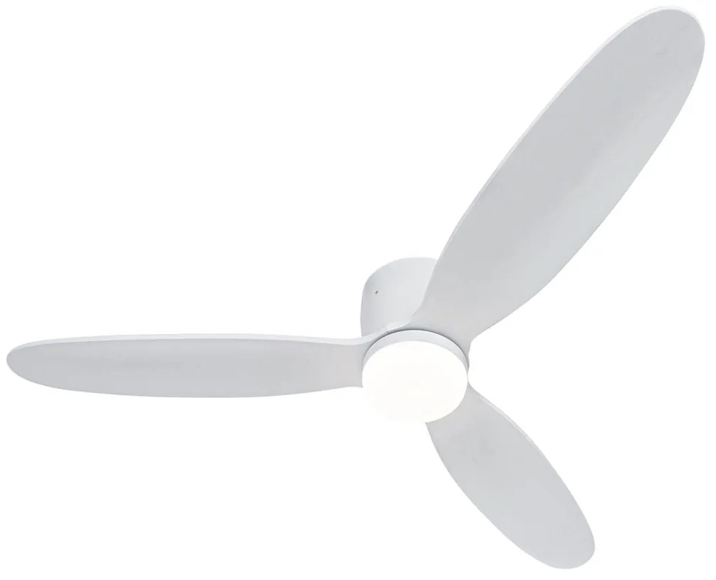 Ventilator de tavan alb 132cm incl. LED Dimmable cu telecomandă - Sofio