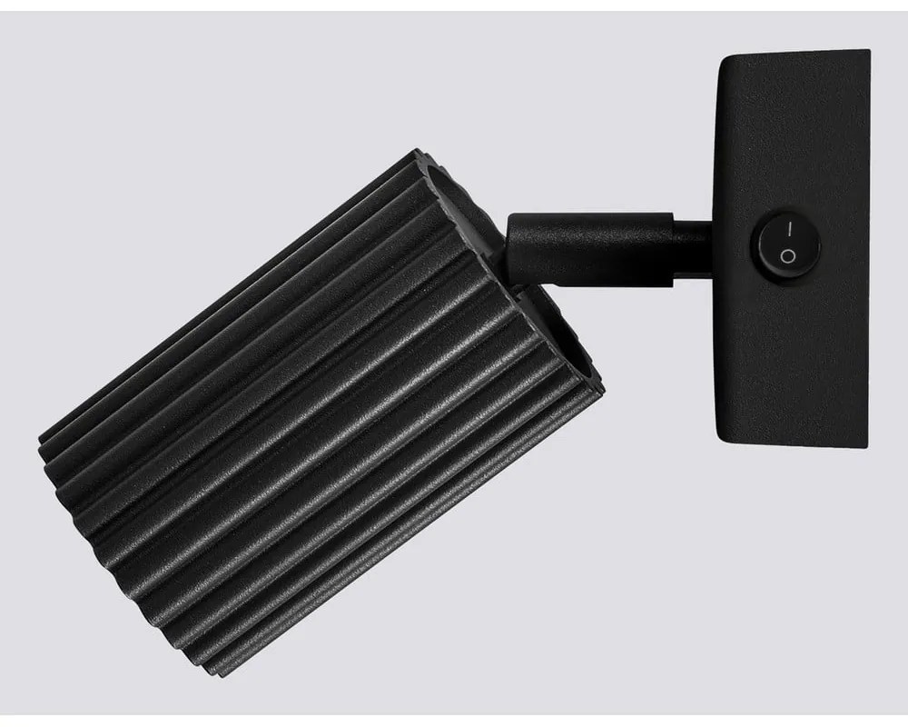 Spot negru 8x16 cm Gleam – Sollux