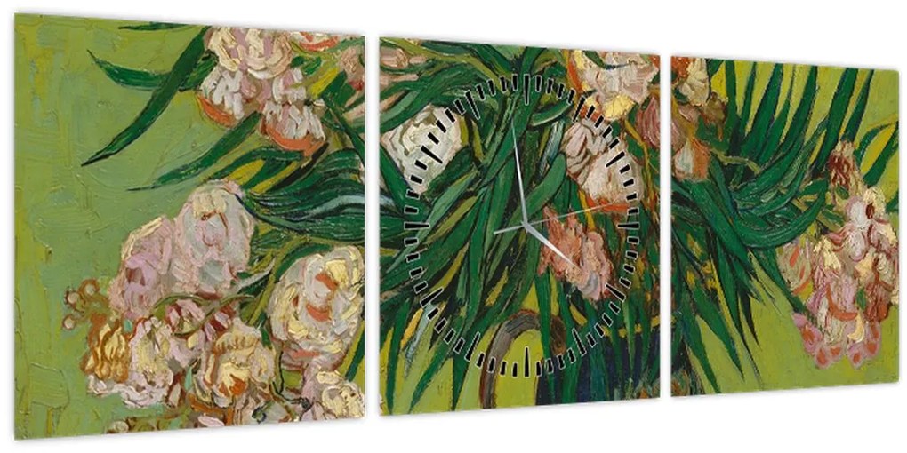 Tablou - Vincent van Gogh, Oleanders, reproducere (cu ceas) (90x30 cm)
