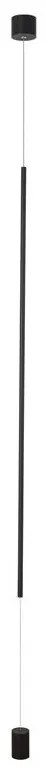 Lampa LED podea/tavan design modern deosebit ELETTRA negru