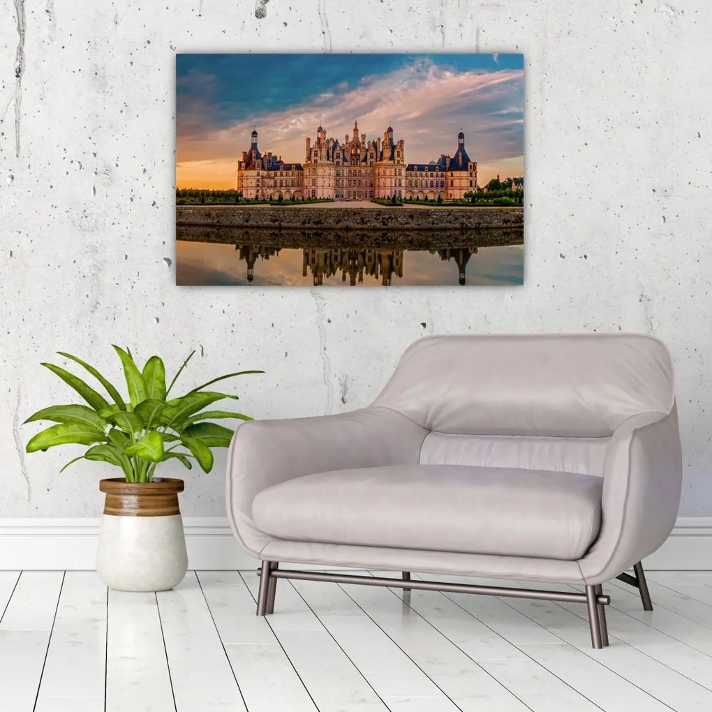 Tablou cu castel (90x60 cm)