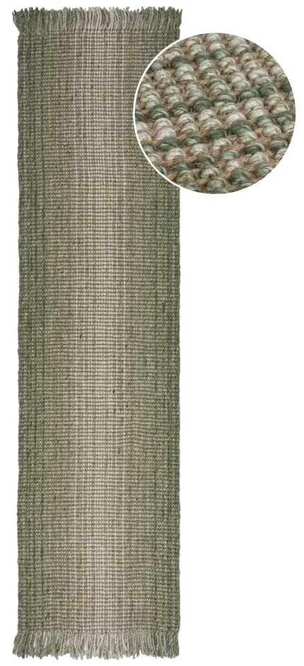 Covor tip traversă verde 60x230 cm – Flair Rugs