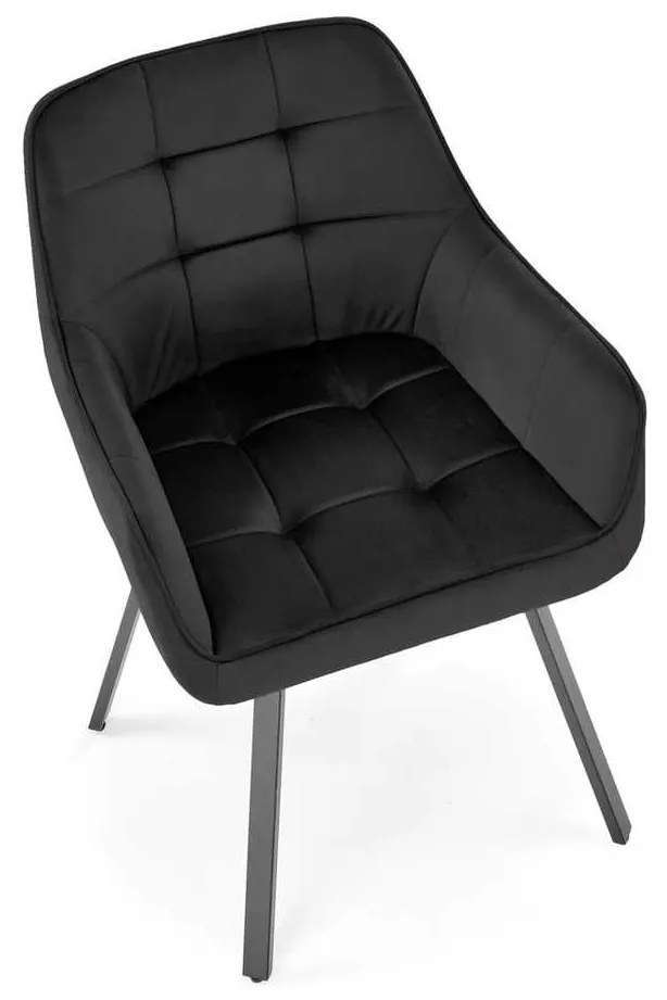 Scaun de bucătărie Greta, negru