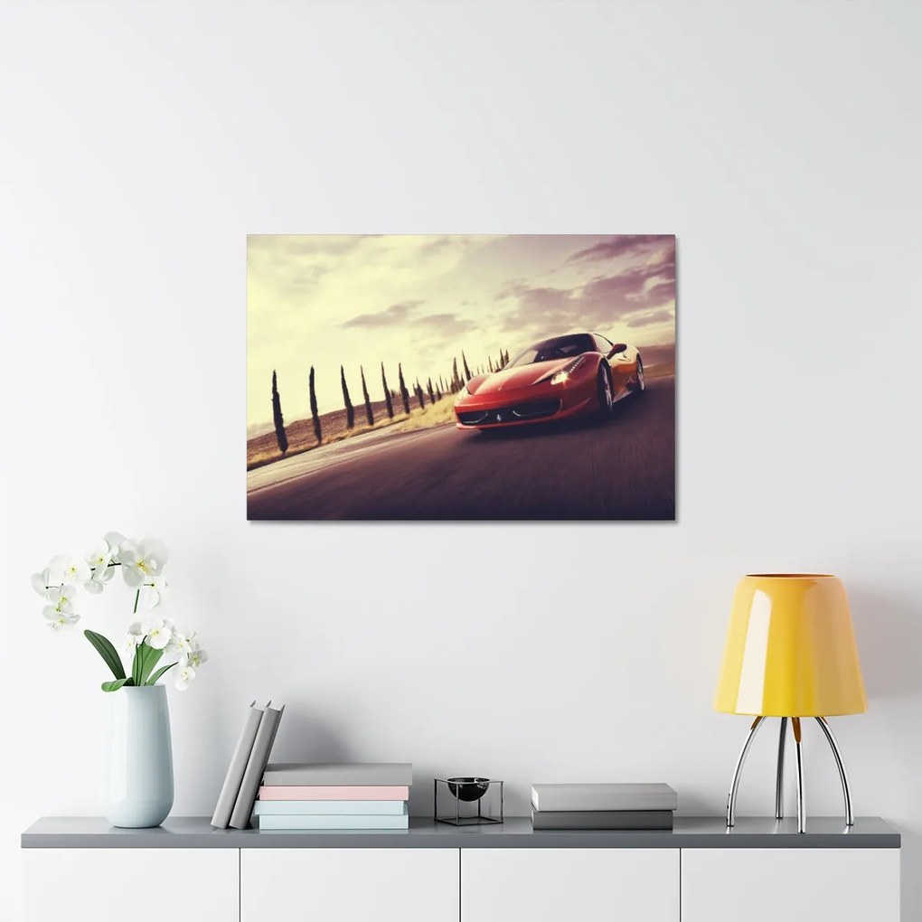 Tablou Canvas Red Ferrari 60x40 cm
