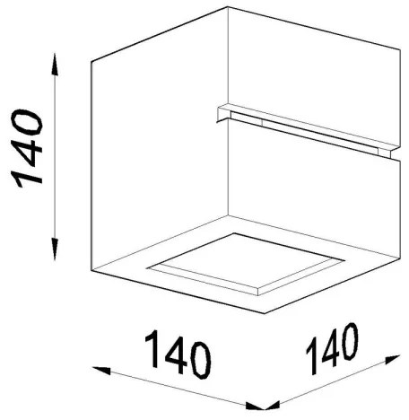 Aplică perete LEO LINE 1xE27/60W/230V alb