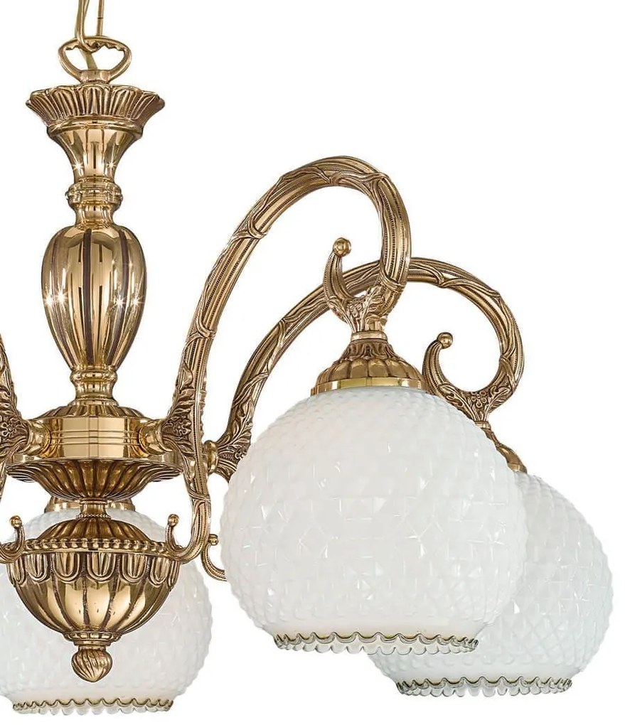 Candelabru din alama cu 5 brate design italian 8500