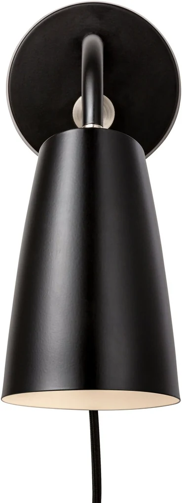 DESIGN FOR THE PEOPLE Aplica de perete SWAY neagra 11/25,8 cm