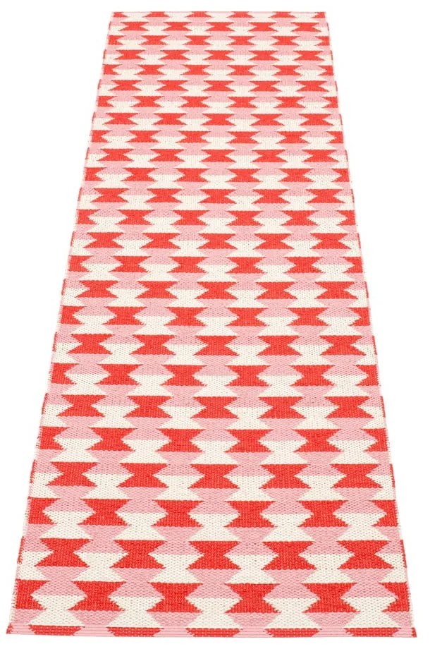 Covor tip traversă pentru interior și exterior roșu 70x250 cm Dana Coral – Pappelina