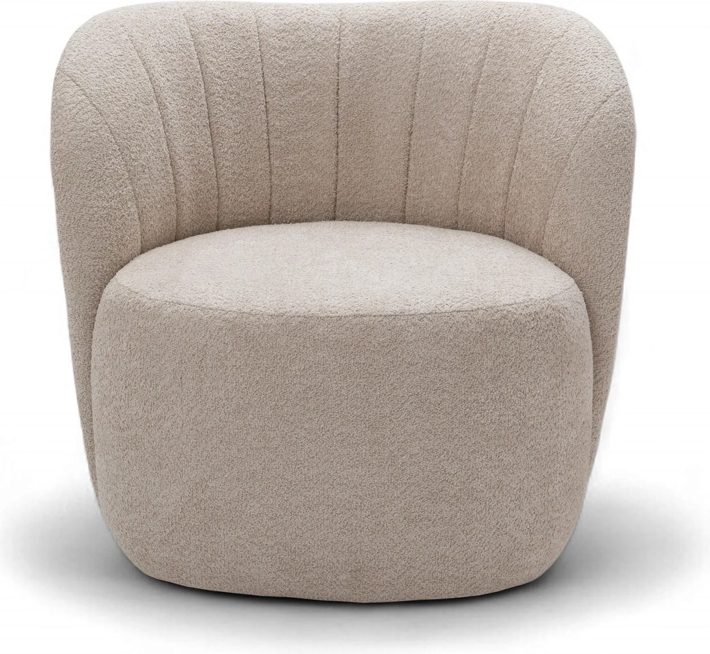 Fotoliu relaxare Soya - boucle bej Catch Me 02