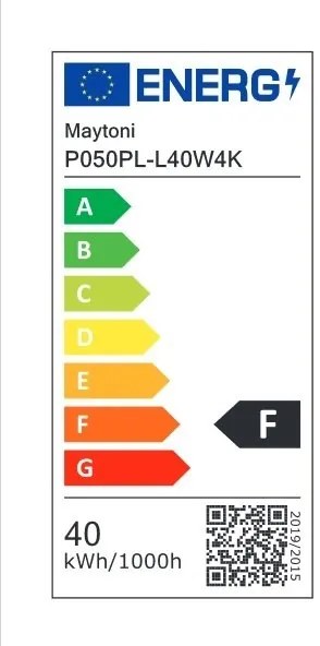 Lustra LED design tehnic Points alb