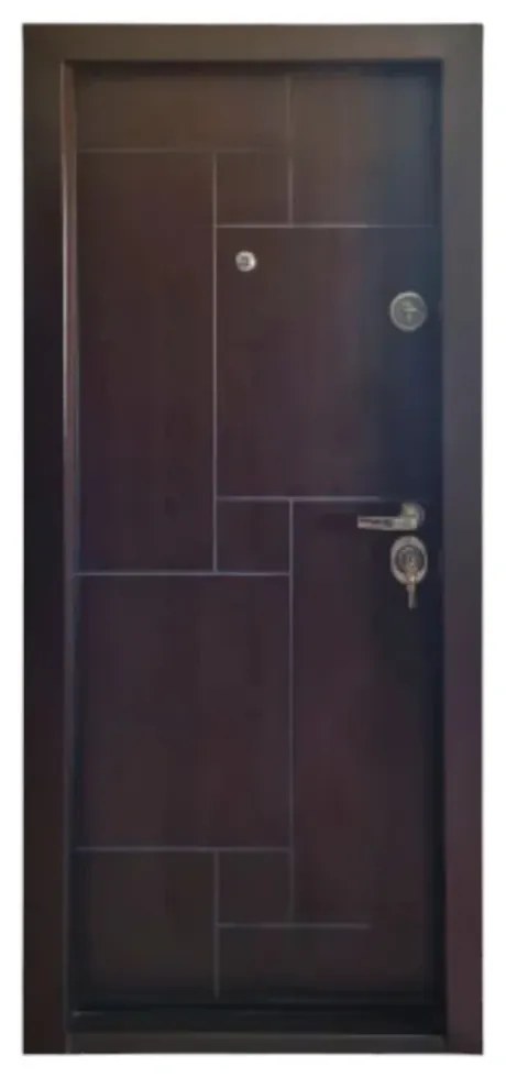 Usa metalica de apartament cu izolatie si vizor Novo Doors First Class NDFC02, Deschidere Stanga Dreapta, Dimensiune 200X88 cm, Tabla 12 mm, Kit