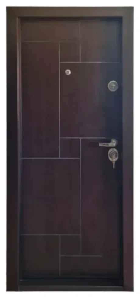 Usa metalica de apartament cu izolatie si vizor Novo Doors First Class NDFC02, Deschidere Stanga Dreapta, Dimensiune 200X88 cm, Tabla 12 mm, Kit