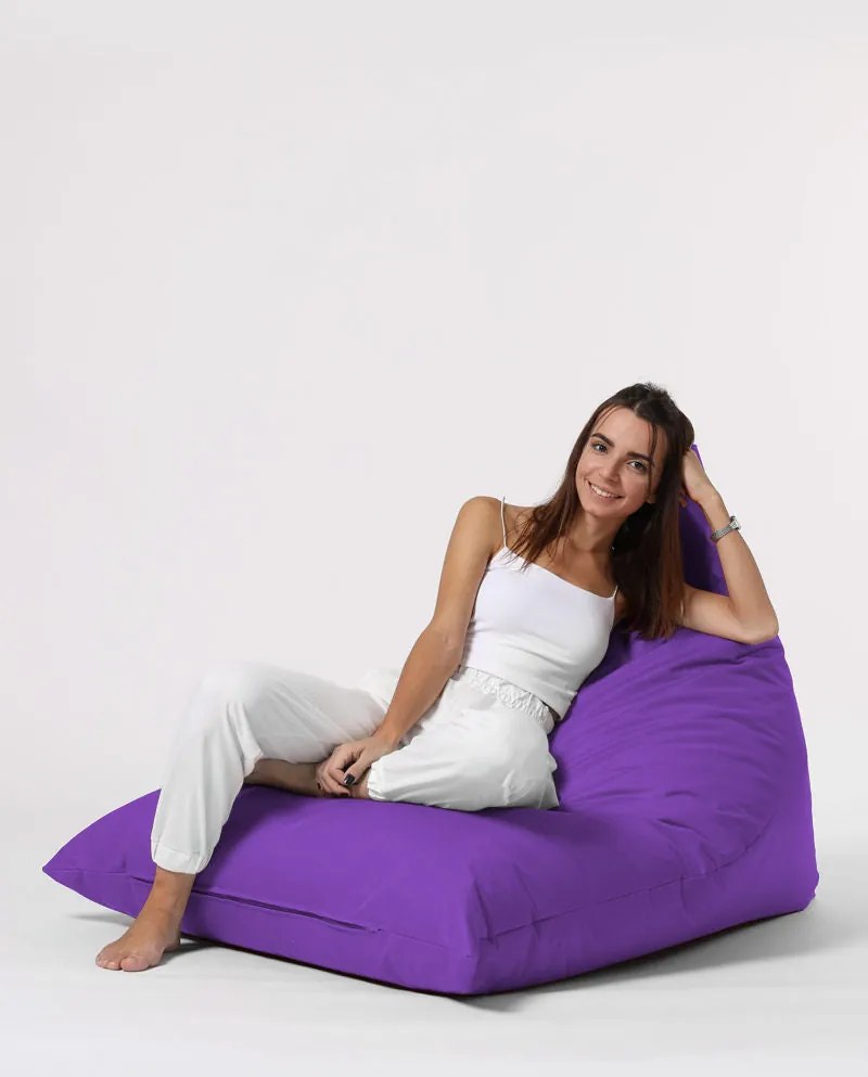 Fotoliu puf pentru grădină Pyramid Big Bed Pouf - Purple