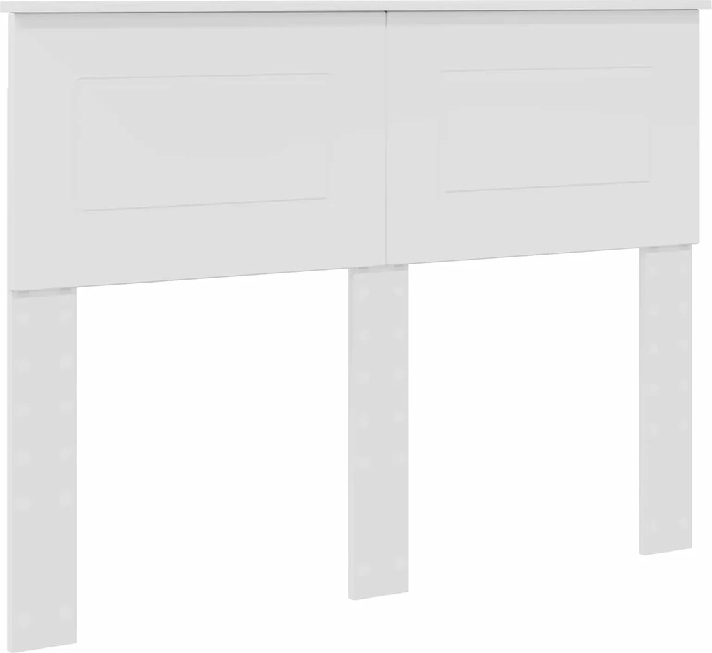 vidaXL Tăblie cap Alb Lucios 120 cm Lemn compozit