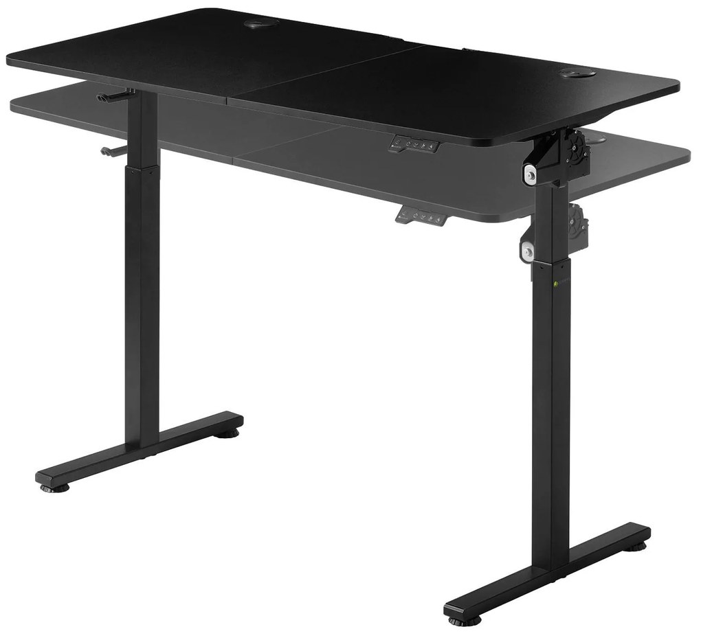 Juskys Masa birou 120x60 cm - neagra