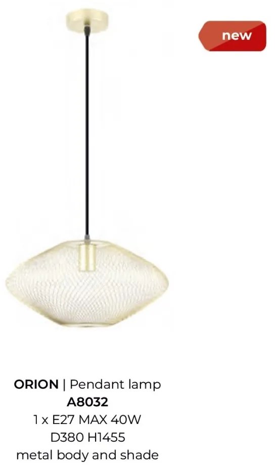 Lustra / Pendul metalic design decorativ ORION