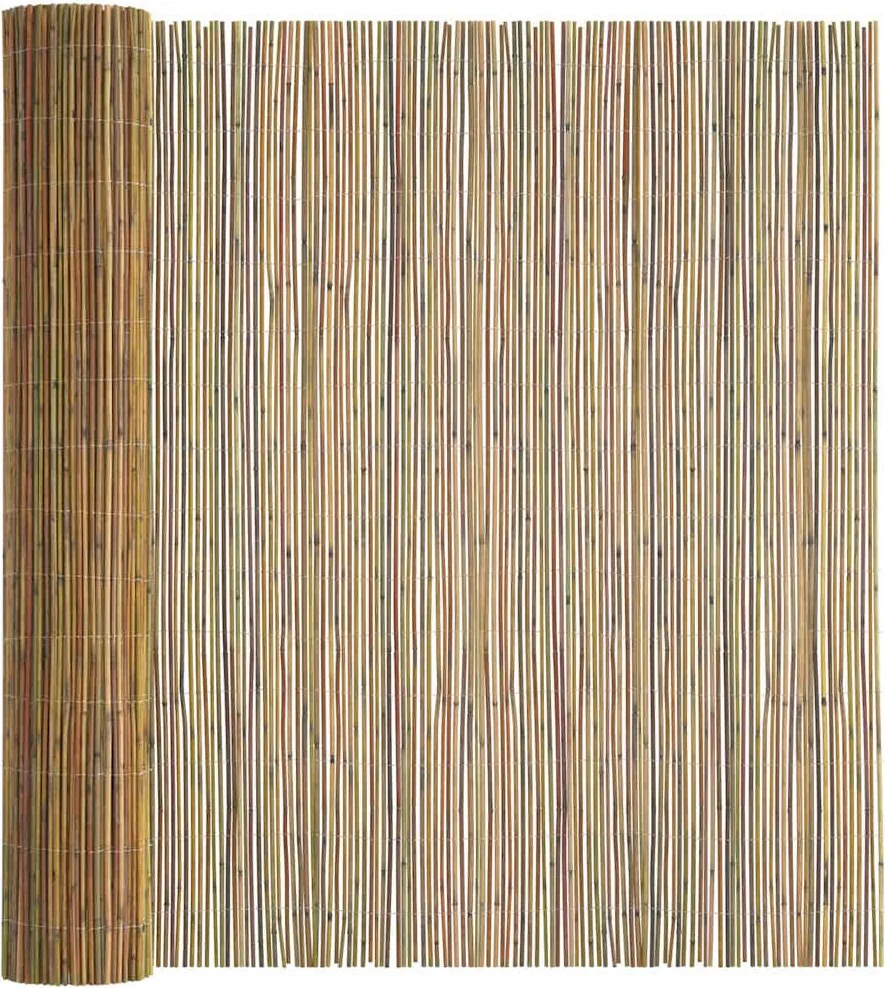 vidaXL Gard din bambus natural 400 x 180 cm Bambus