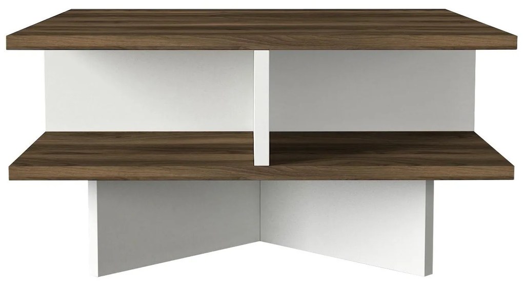Masă de cafea Hamilton (Nuc + Alb). 1089468