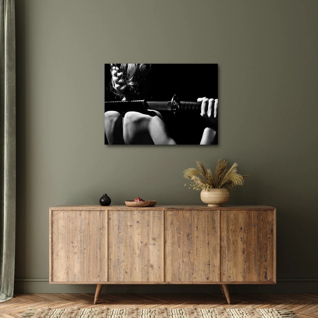 Tablou - Femeie cu o sabie (70x50 cm)