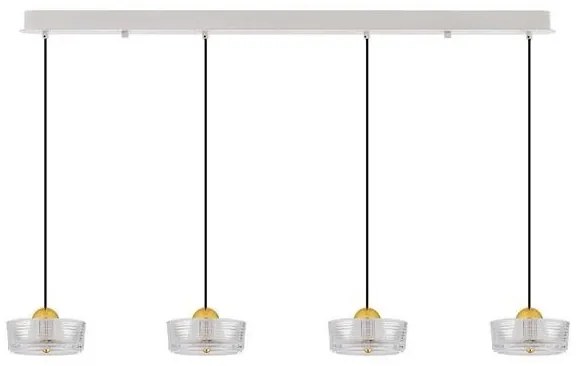 Lustra cu 4 pendule LED design modern KEROS