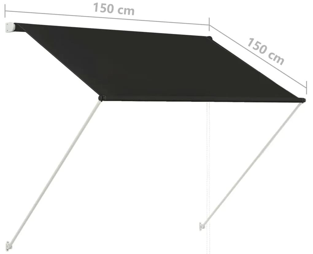 Copertina retractabila, antracit, 150 x 150 cm Antracit, 150 x 150 cm