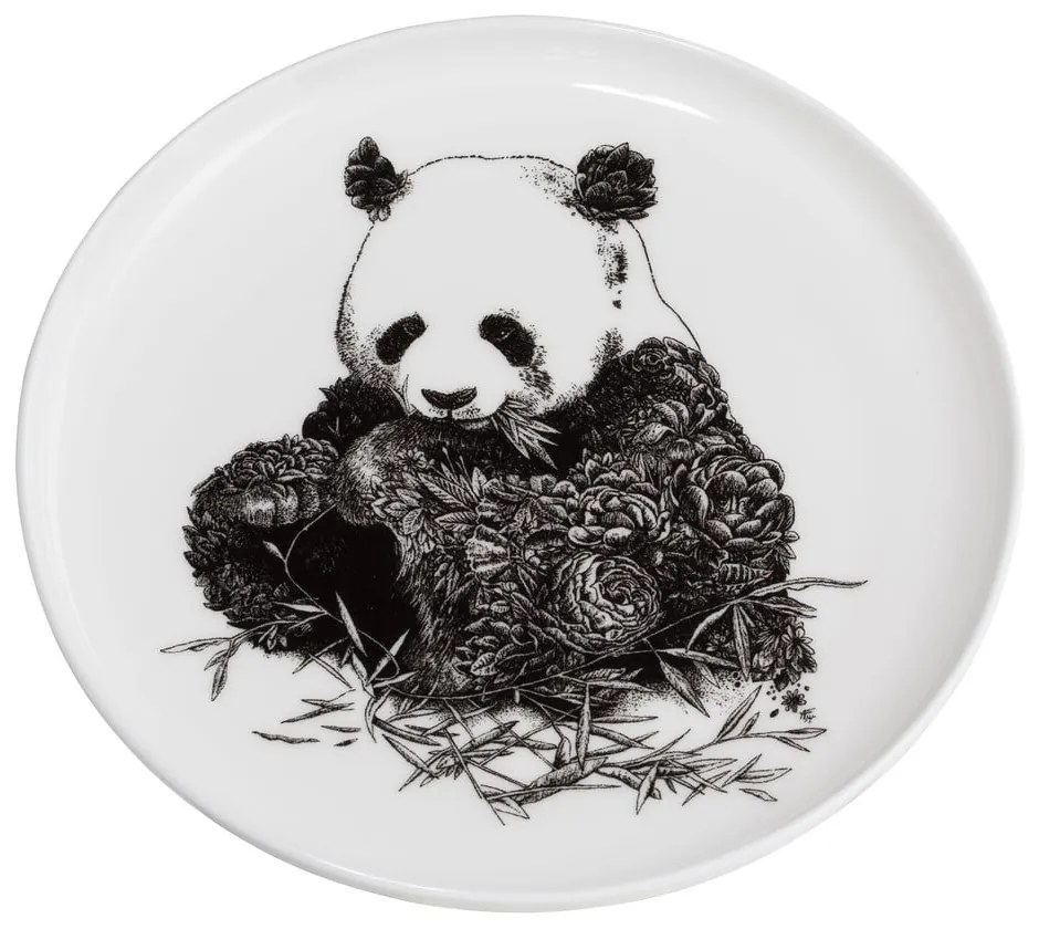 Farfurie din porțelan Maxwell & Williams Marini Ferlazzo Panda, ø 20 cm, alb