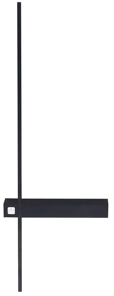 Aplica de perete LED SABRE negru, 61cm W0281 MX