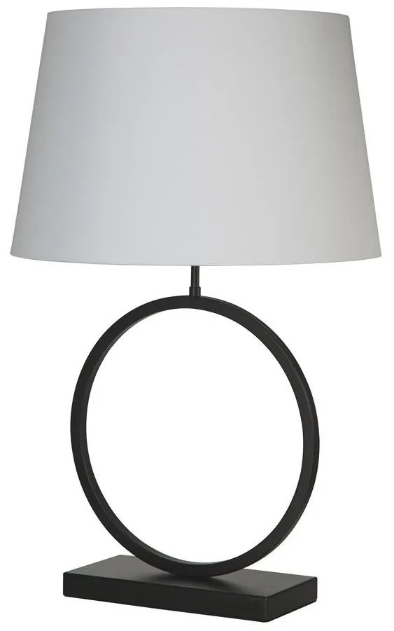 Veioza/Lampa de masa decorativa Elegant negru/alb